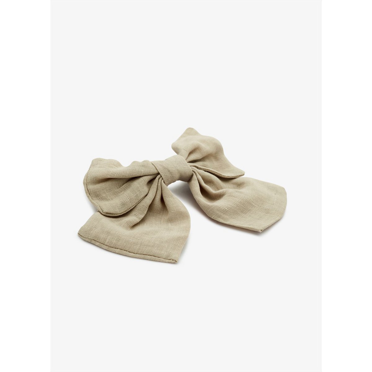 Hair clip Jasmine linen beige