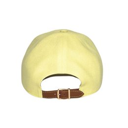 Lysegul linned baseballkasket | Blød minimalistisk kasket | Sommer accent