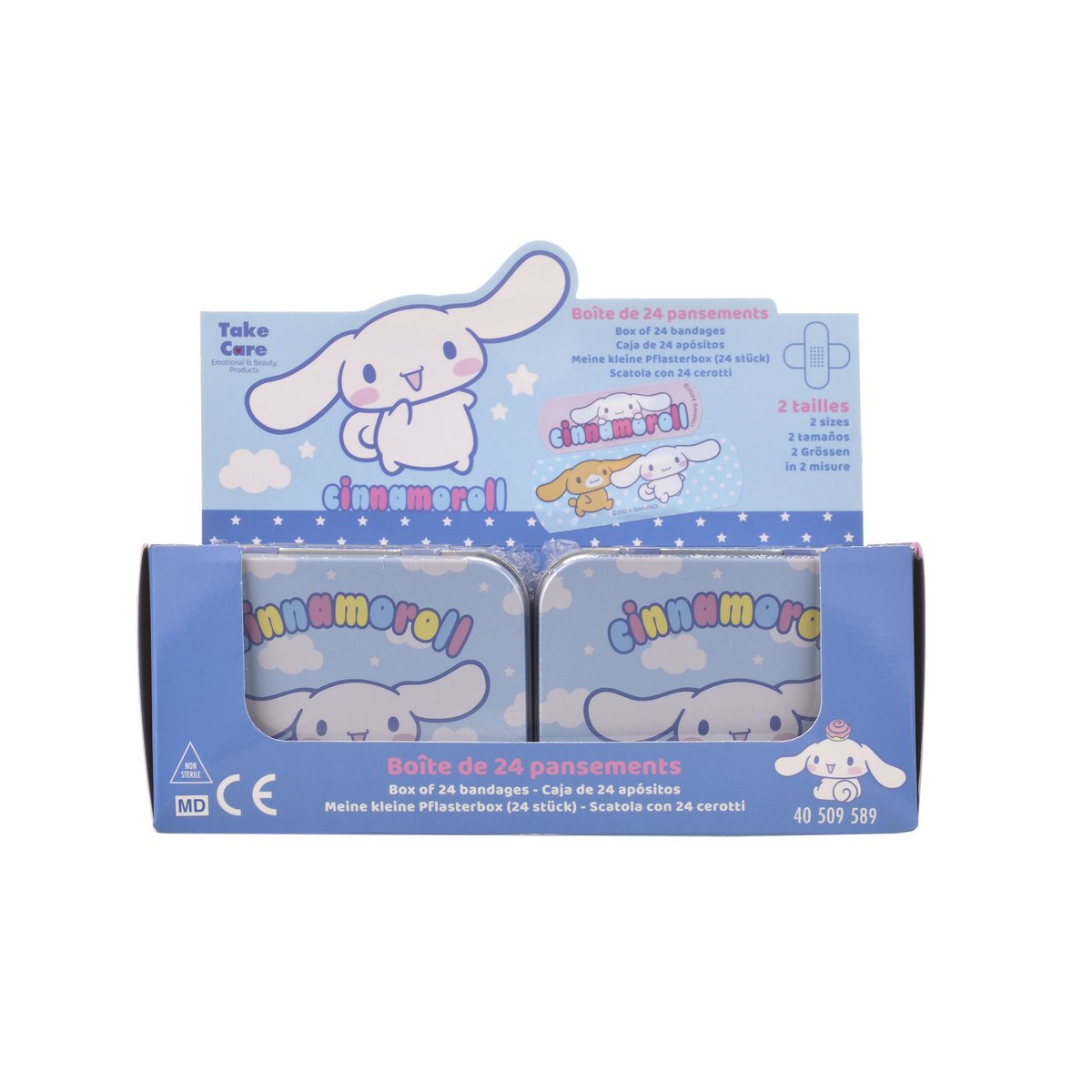 Cinnamoroll - Metallbox mit Pflastern (24 Pflaster)