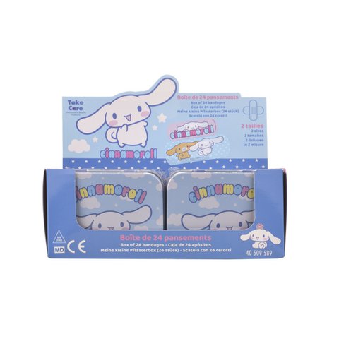 Cinnamoroll - Metal Box of Plasters (24 plasters)