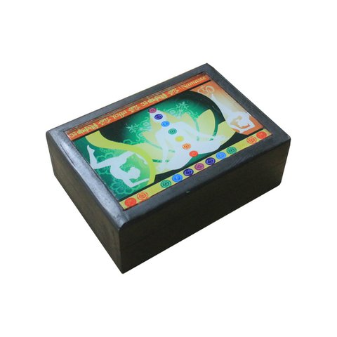 Aufbewahrungsbox zum Thema Chakra, Yoga & Meditation
