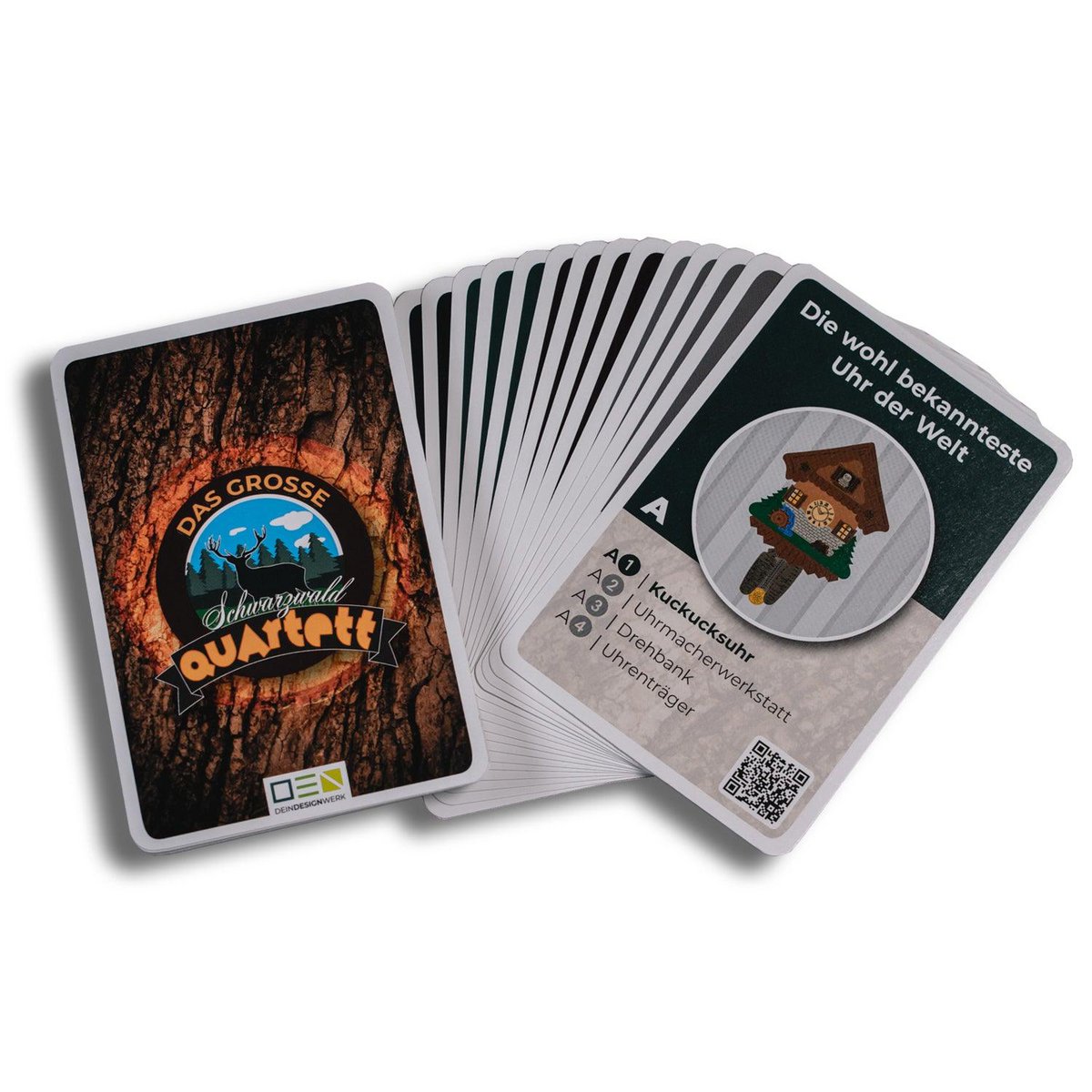 The Great Black Forest Quartet | Card game for children & adults | Gift for Black Forest lovers