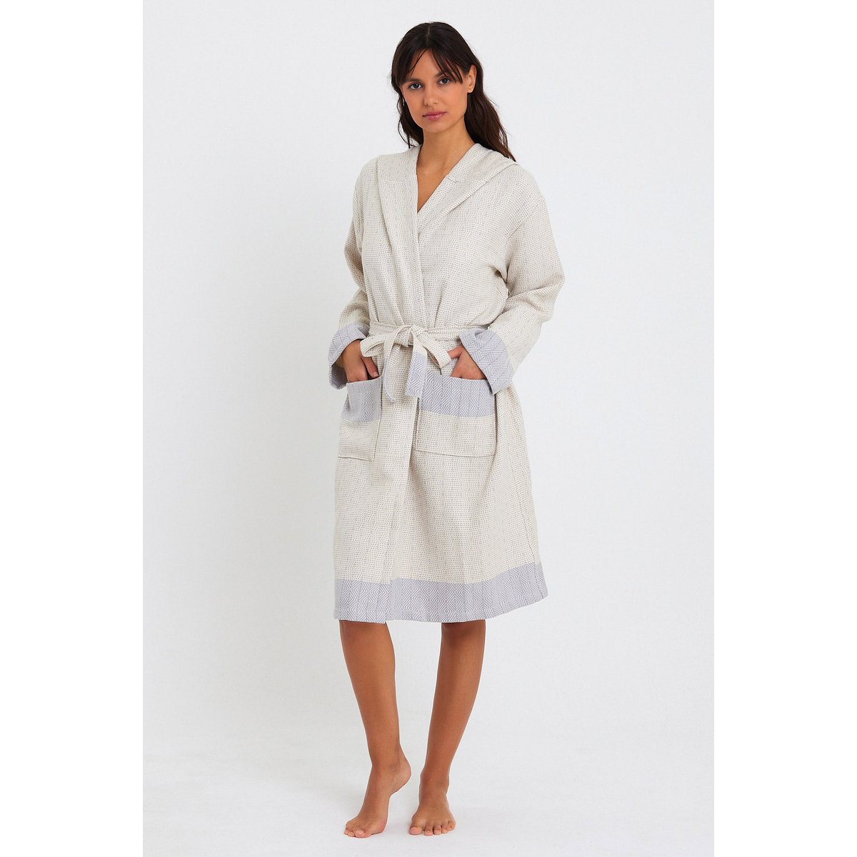 Tuval Bathrobe - Lilac