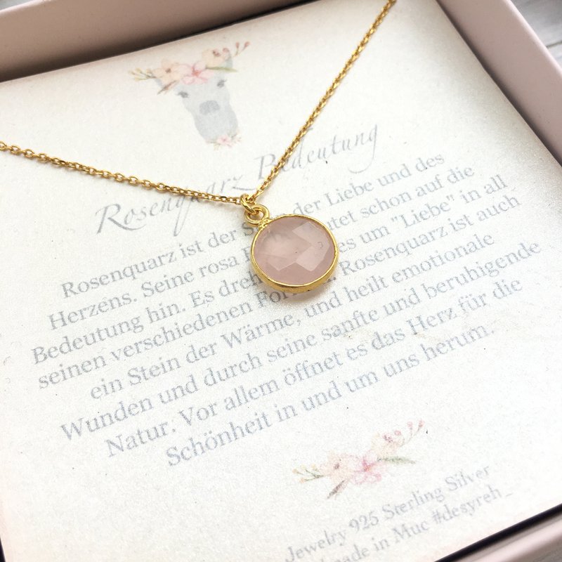 Gem Candy | Rose quartz necklace