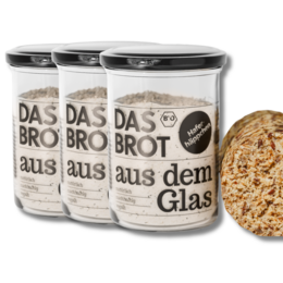 Bio-Brotbackmischung im Glas "Haferhäppchen" (200 g)