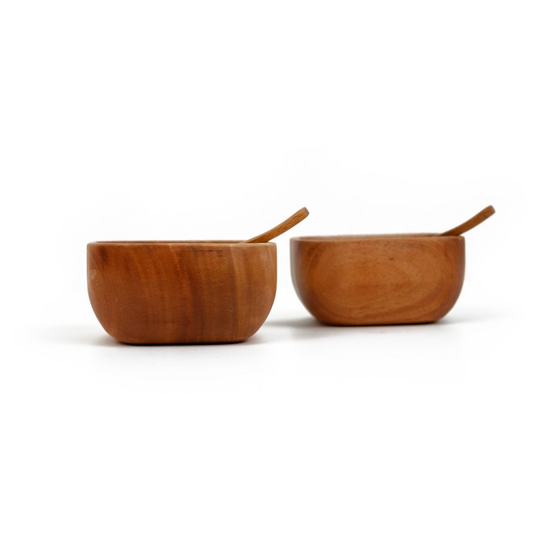 Handmade Tableware - Square Bowl 10x10 cm - Eco-friendly - Khaya wood
