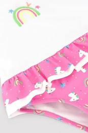 Strój kąpielowy dla dziewczynki, tęczowe tankini