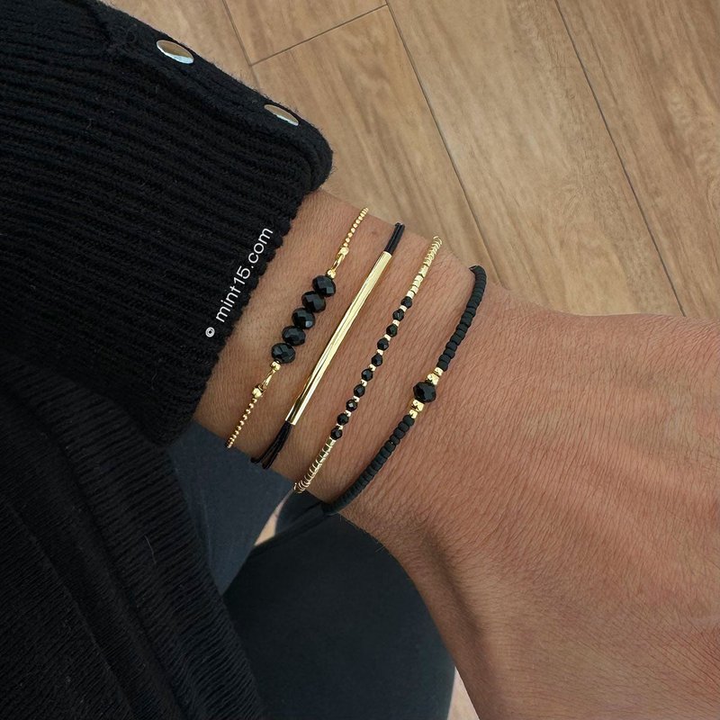 Armbåndssæt 'Black Chic'