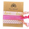 Elastiekjesset Love Pink