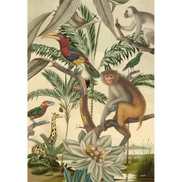 Vægkunst | abe jungle