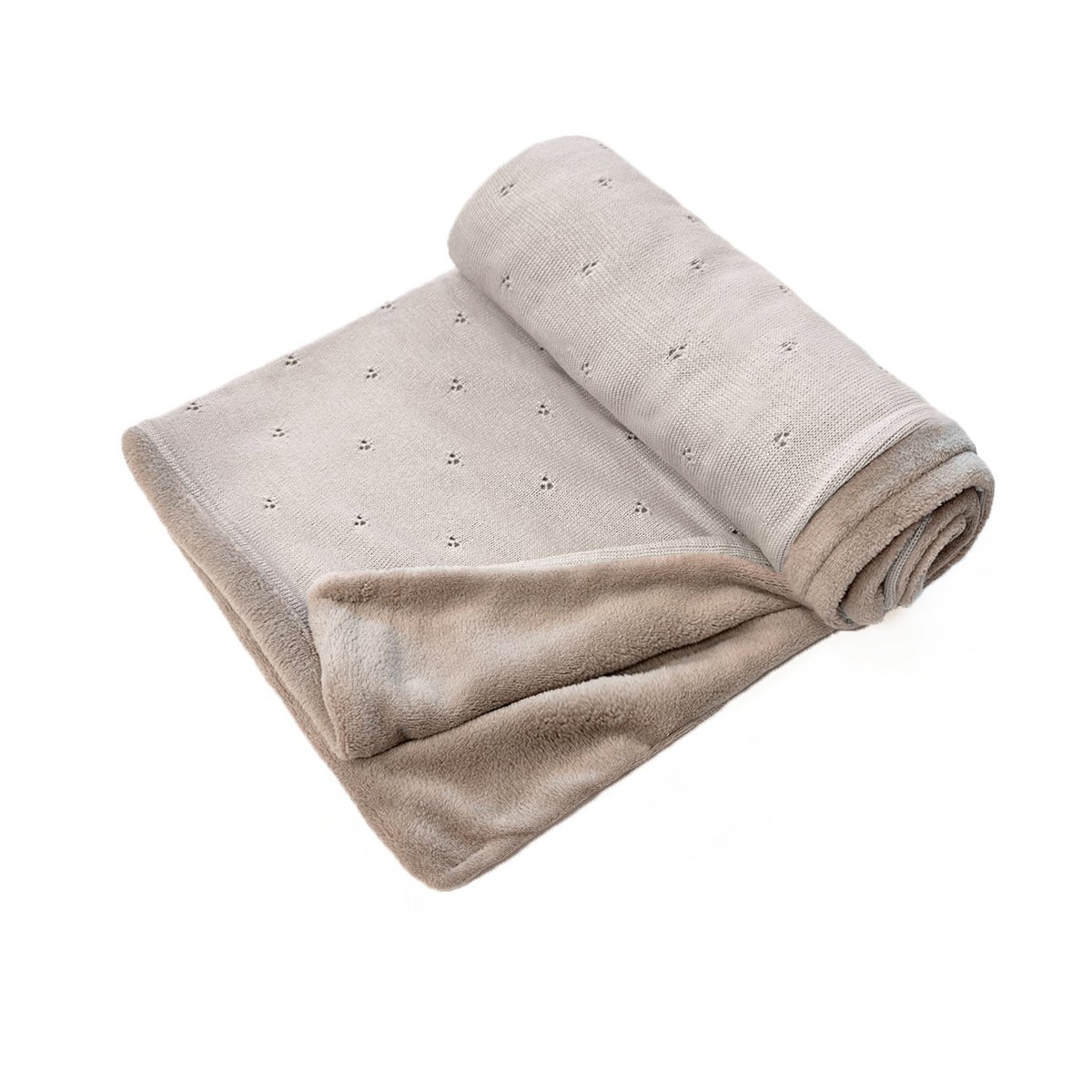 Couverture d'hiver Merinolove - beige