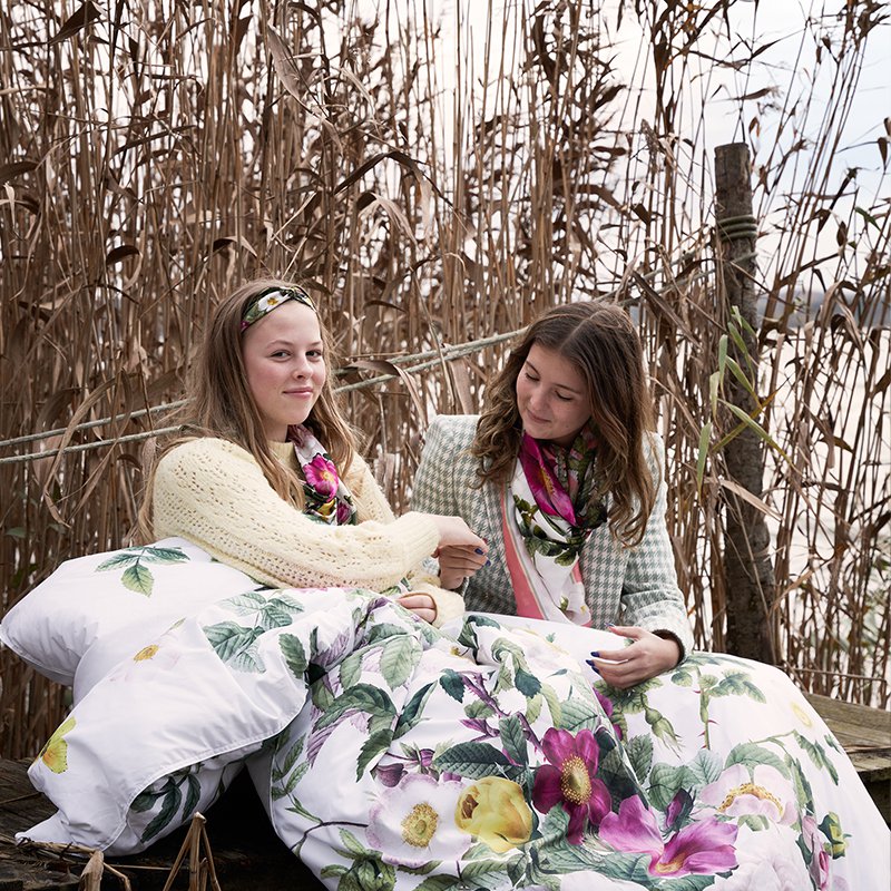 Organic bedlinen set - Rose Flower Garden JL 140x200 cm