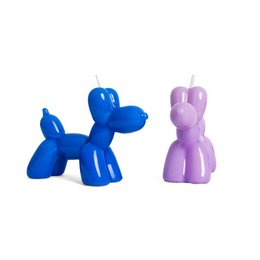 VIOLETTE BALLON-HUNDEKERZE HF