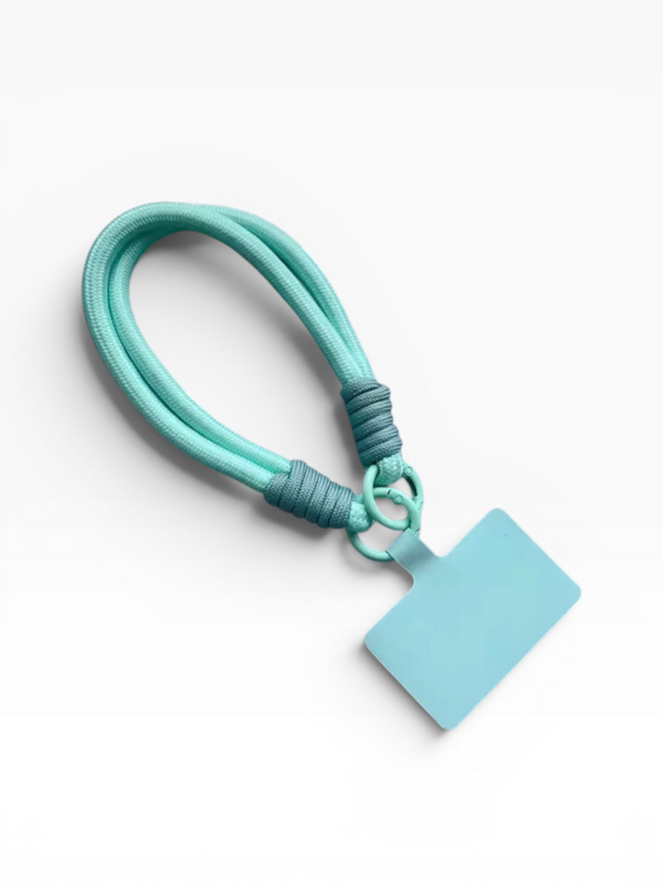 Keychain - cell phone chain - turquoise