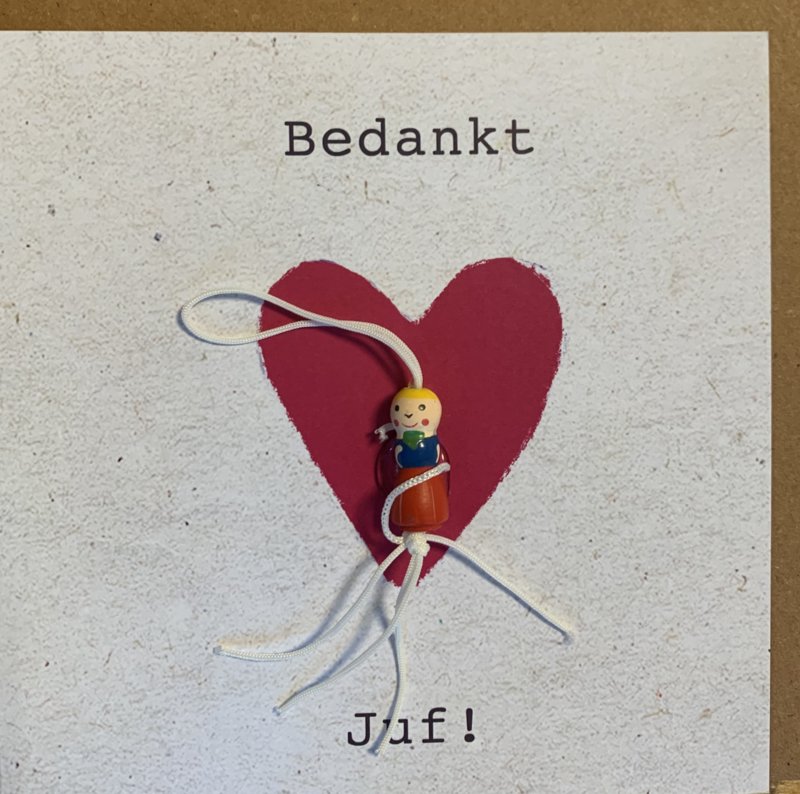 Carte de voeux merci professeur