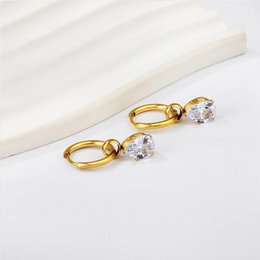 ARIADNE - Hoop earrings with Zircon