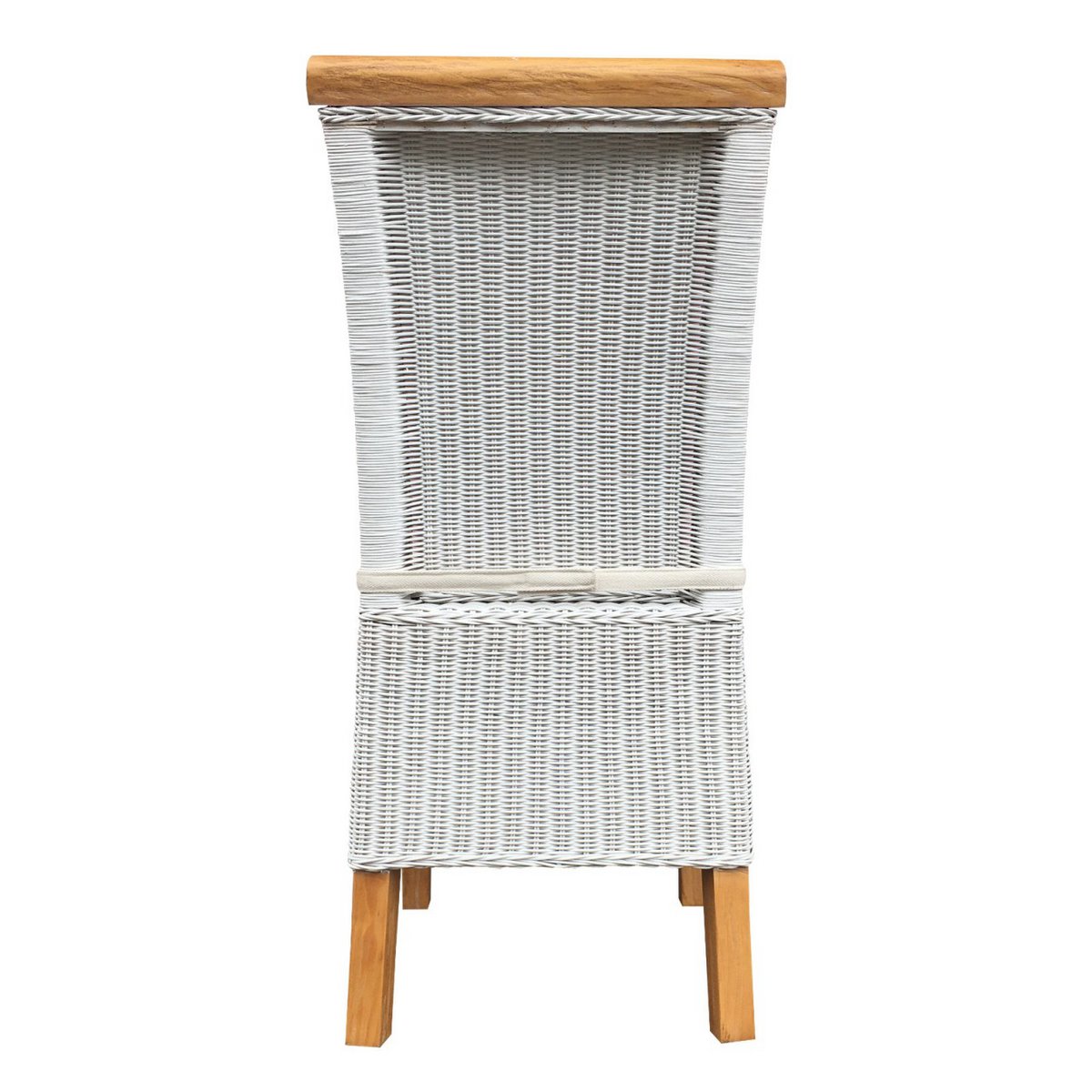 Silla de comedor silla de ratán silla de comedor silla blanca rattan natural nucleus sostenible