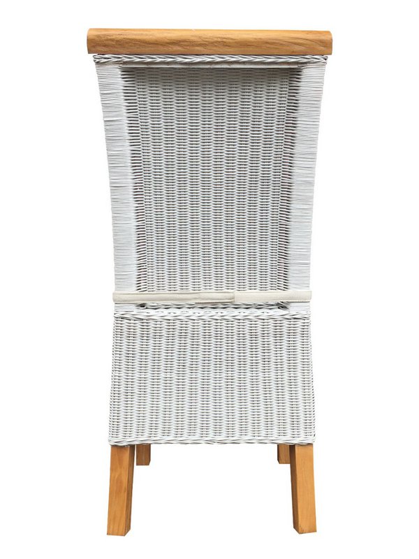 Sedia sala da pranzo sedia rattan sedia da pranzo sedia bianca perth rattan natura nucleo sostenibile