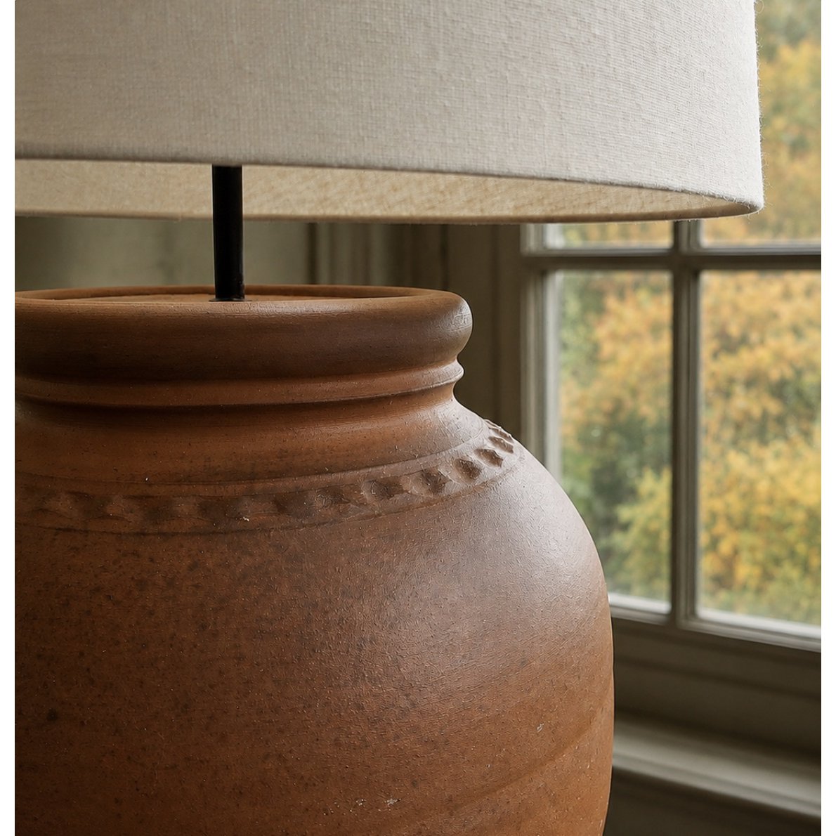 Terracotta no.57 - Timelessly Human Collection - Ceramic table lamp