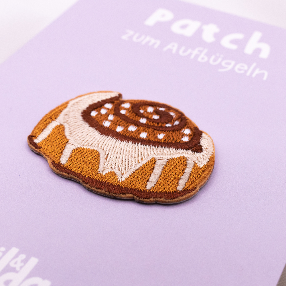 Patch cinnamon roll patch Sweden shirt printed - Kanelbulle gift shirt decorate iron on patch Sweden gift