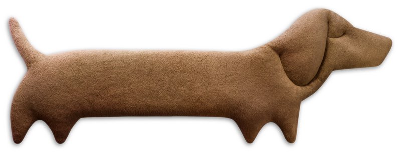 Bio-Körnerkissen mikrowellengeeignet, Wärmekissen für Nacken & Schulter, Hund Dackel