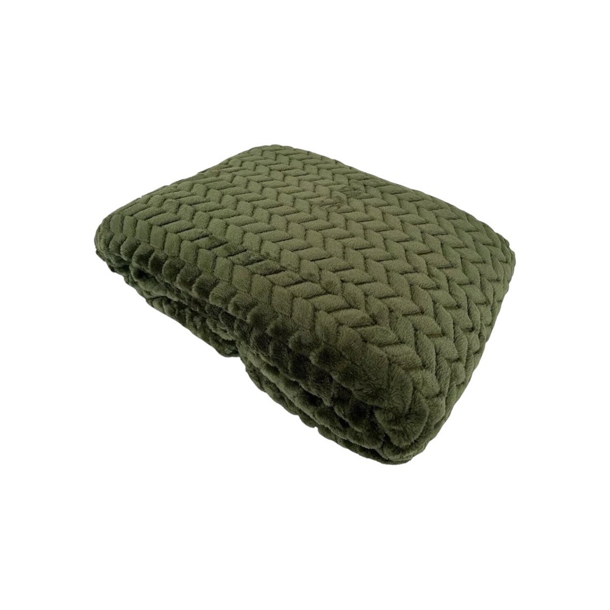 Jacquard Cuddly loft olivengrøn »XL Flanell Residential loft 200x180 cm» levende loft »Varmende daglig loft 350 g/m²