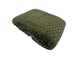 Jacquard Cuddly loft olivengrøn »XL Flanell Residential loft 200x180 cm» levende loft »Varmende daglig loft 350 g/m²