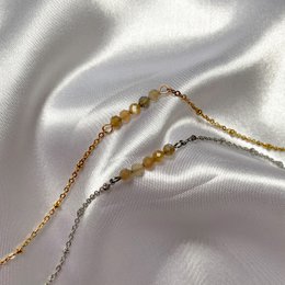 Armband Zonnesteentjes - Goud