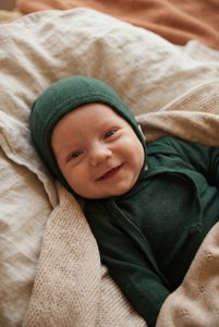 Baby wollen strikmuts – Merinowol – Mountain view