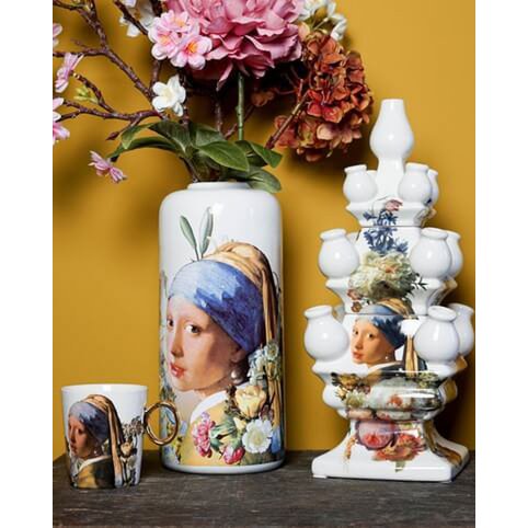 Tulpenvaas Stapelgekte - Vermeer - 40 cm