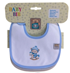 Conjunto de 3 lindos babetes para bebé