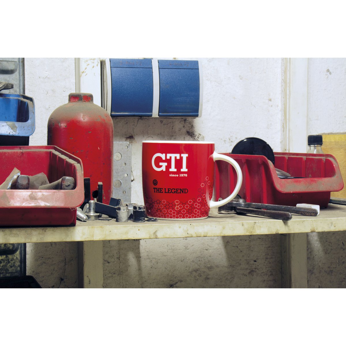 Volkswagen VW GTI Coffee Mug 370ml - GTI The Legend/Red