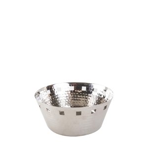 Bread basket 20 cm hammered