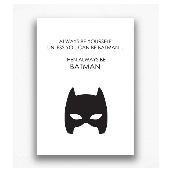 Poster - Can be Batman