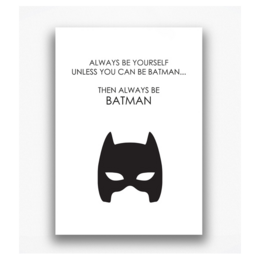 Plakat - Kan være Batman