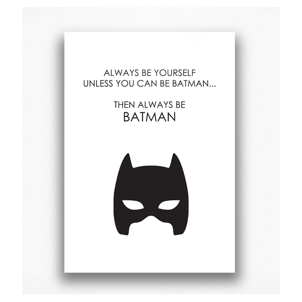 Poster - Can be Batman