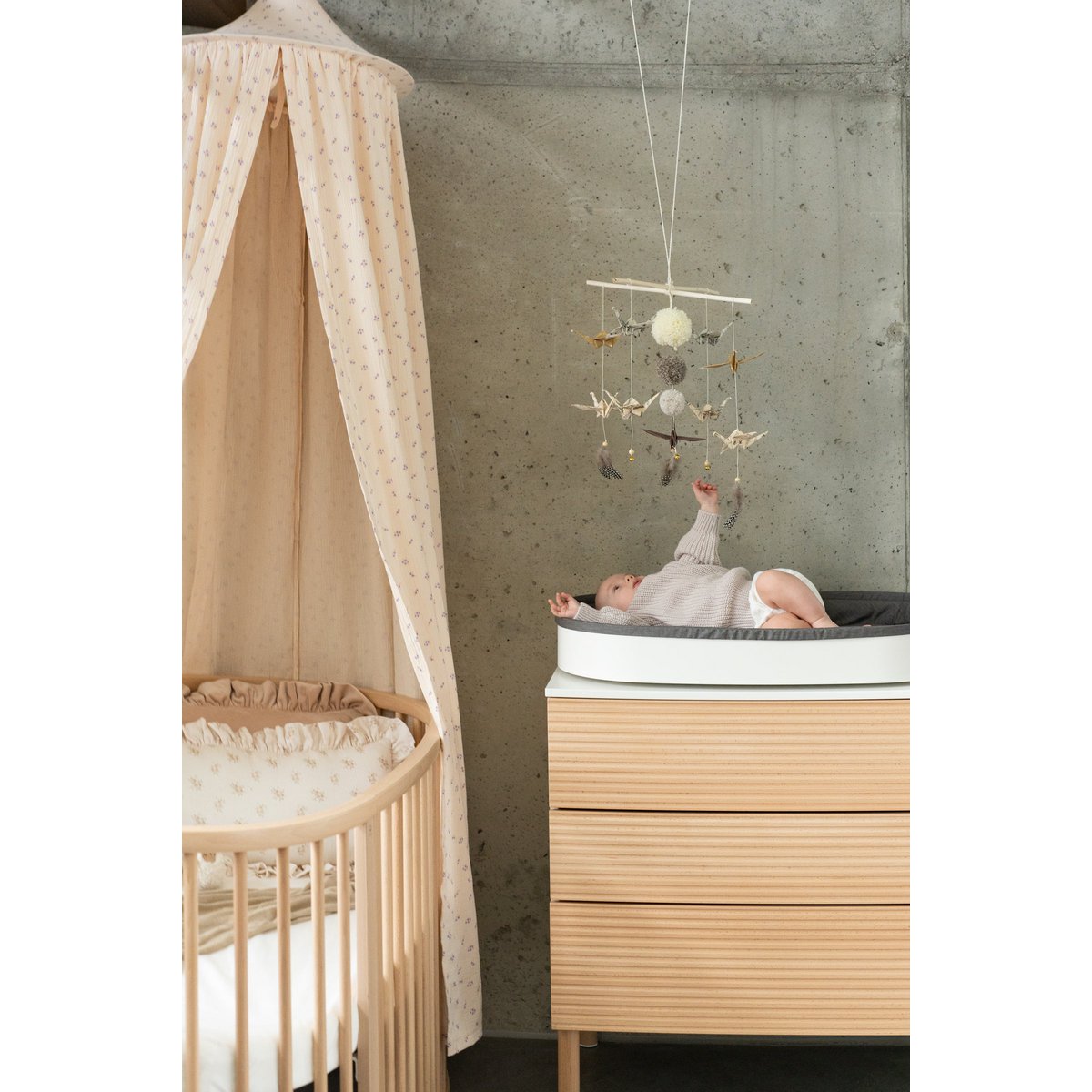 “Gold Dust” Origami Nursery Mobile