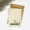 SALE Ansichtkaart - Heel veel succes!
