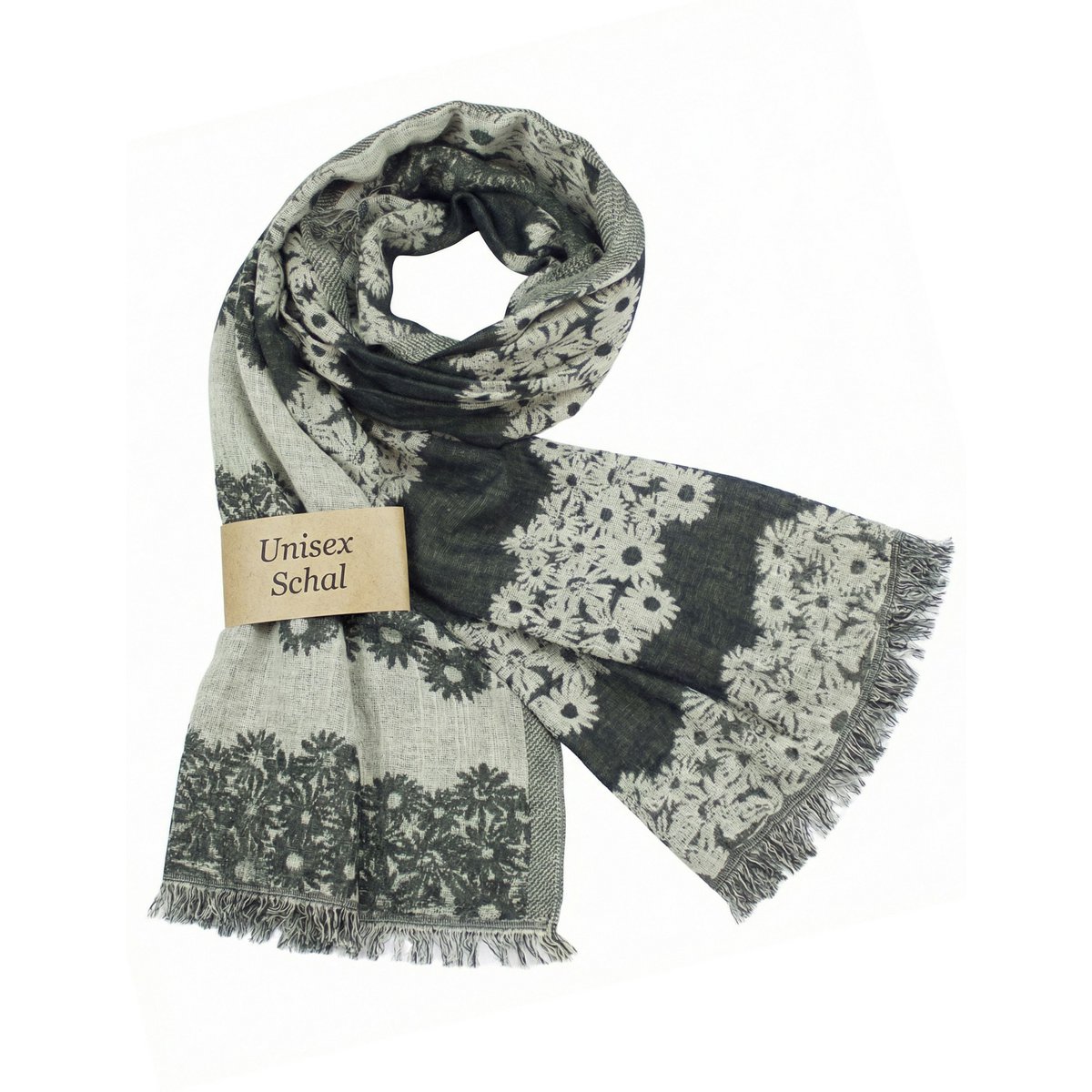 Sunsa dames sjaals, winter sjaalhals gemaakt van katoen en viscose, damesjaals voor herfst/winter, multifunctionele doek als een sjaal/sjaal of stal/schouderdoek