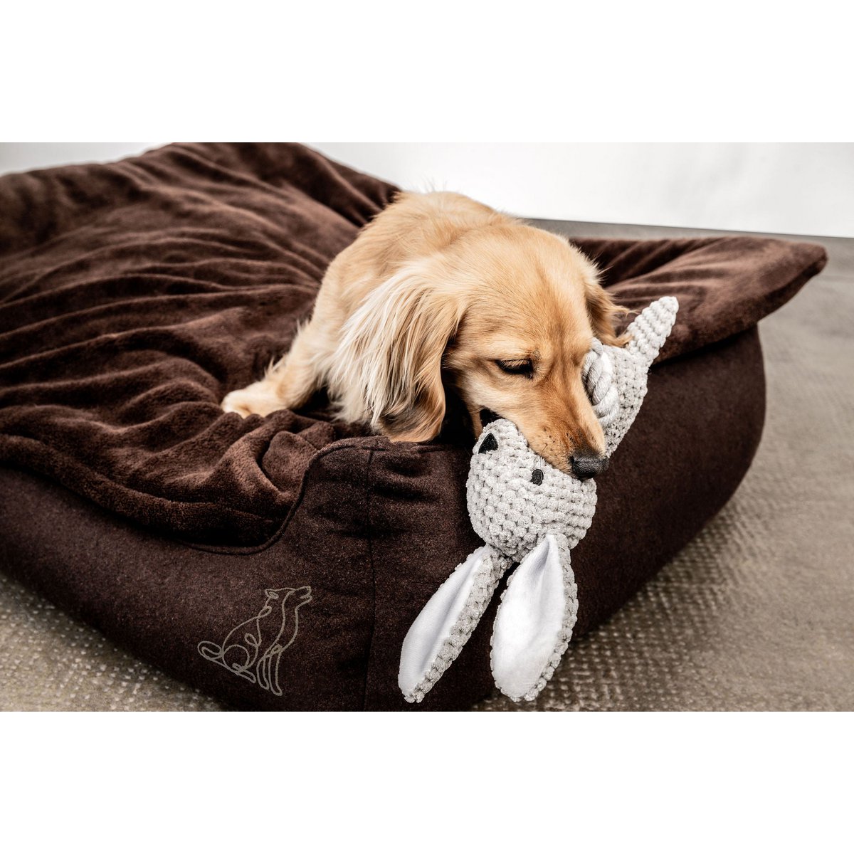 Jouet lapin Théo pour chien