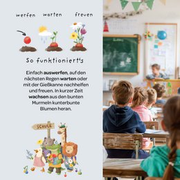 Back-to-School, 15 Saatkugeln im Baumwollbeutel