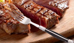 LAGUIOLE FOURCHETTE GAFLER SVINDET PAKKAWOOD SPEJL 4 STK