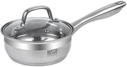 RESTO 92001 Pentola Libra - 1,4 Litri - Rotonda Ø16 - Acciaio inossidabile - Induzione