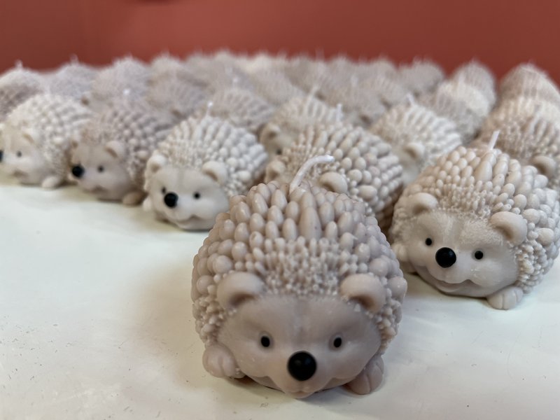 Hedgehog candle