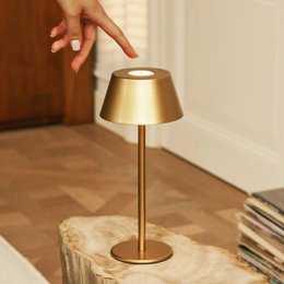 Milou Gold Rechargeable Table Lamp
