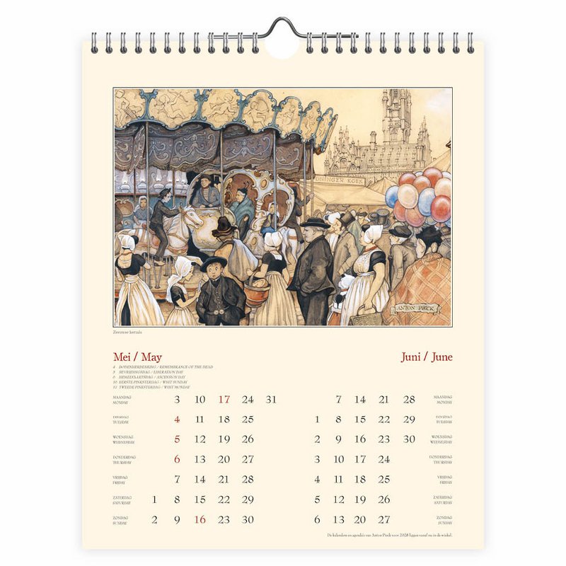 0013 Anton Pieck kalender Projector 2027