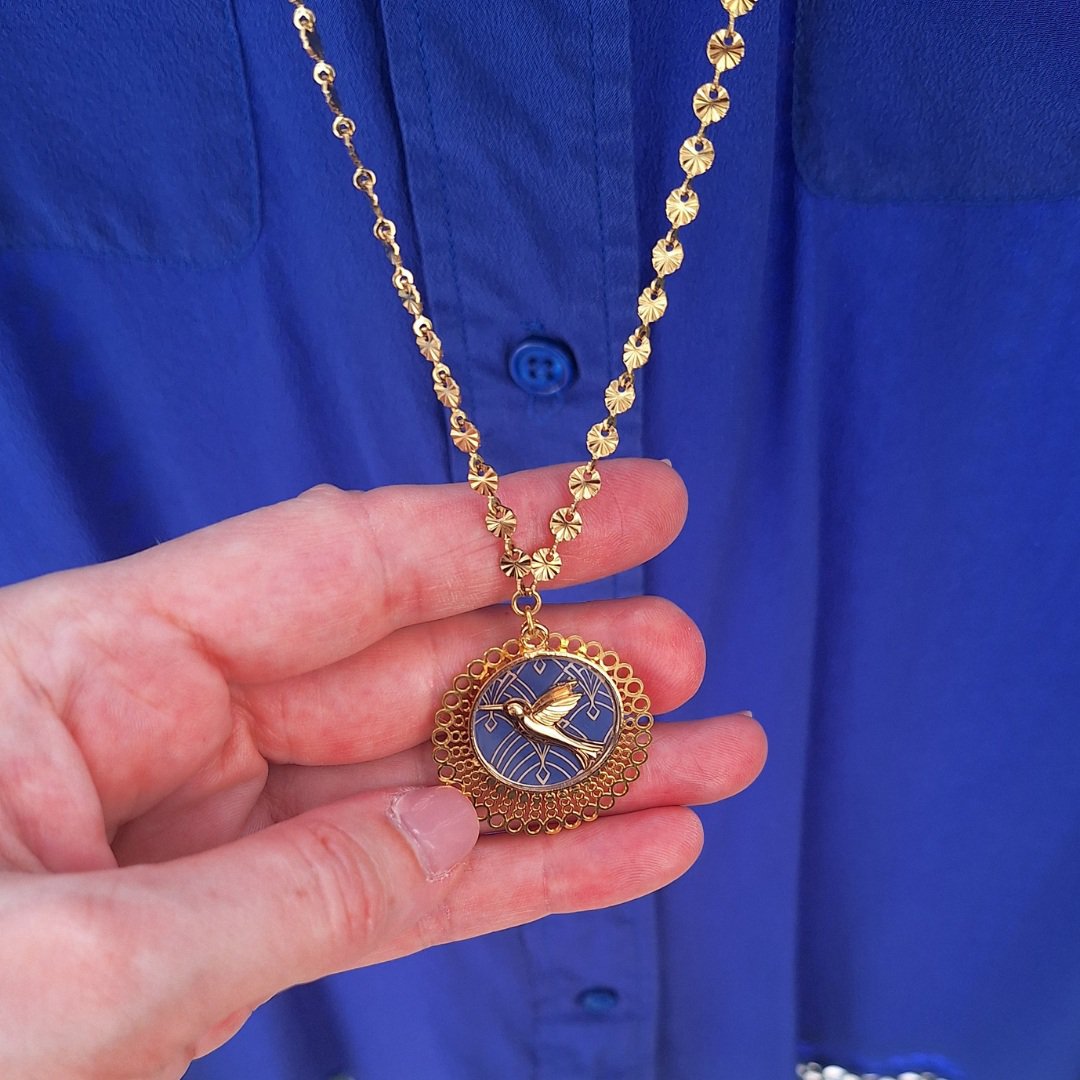 Collar de pájaros paraíso para paraíso
