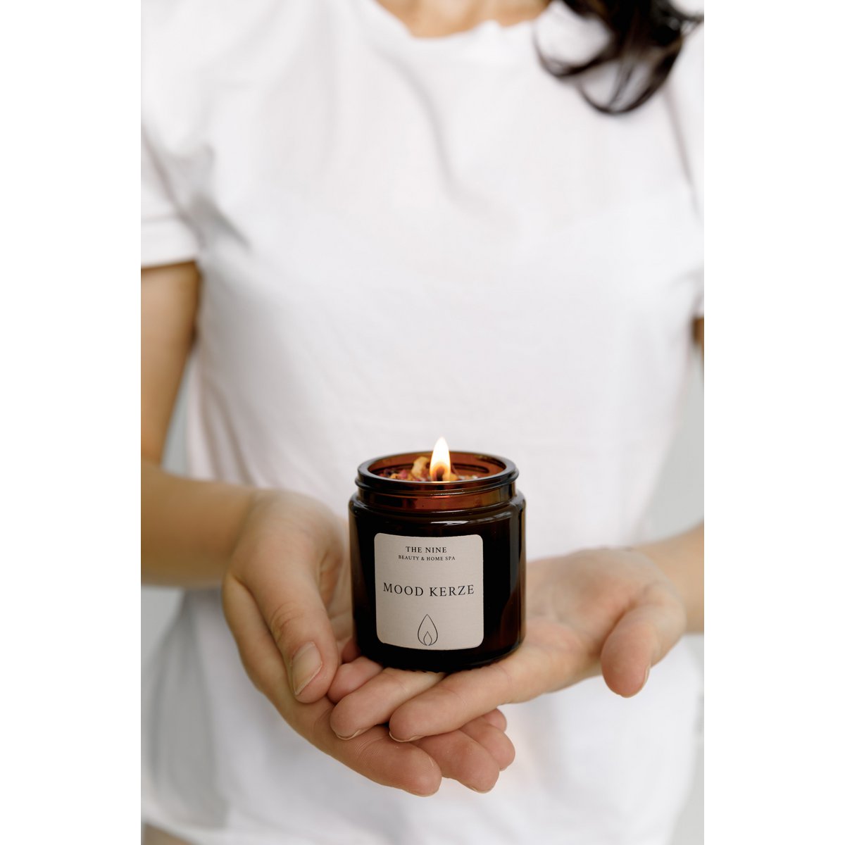 CANDLE BOX MINI - DIY SET MAKE CANDLES YOURSELF - DIY Kit brown glass
