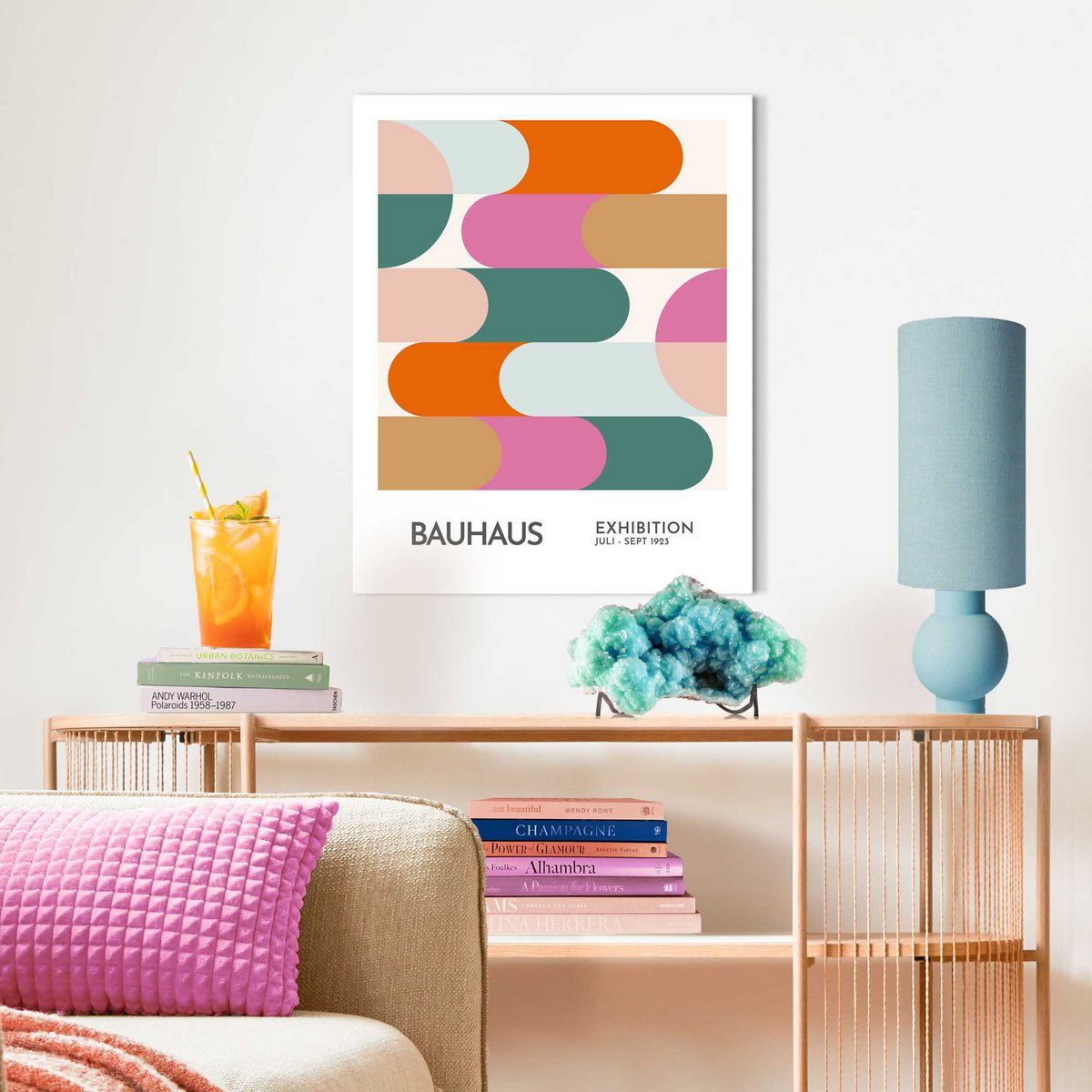 Obraz Slim Frame w stylu Bauhaus 50x40
