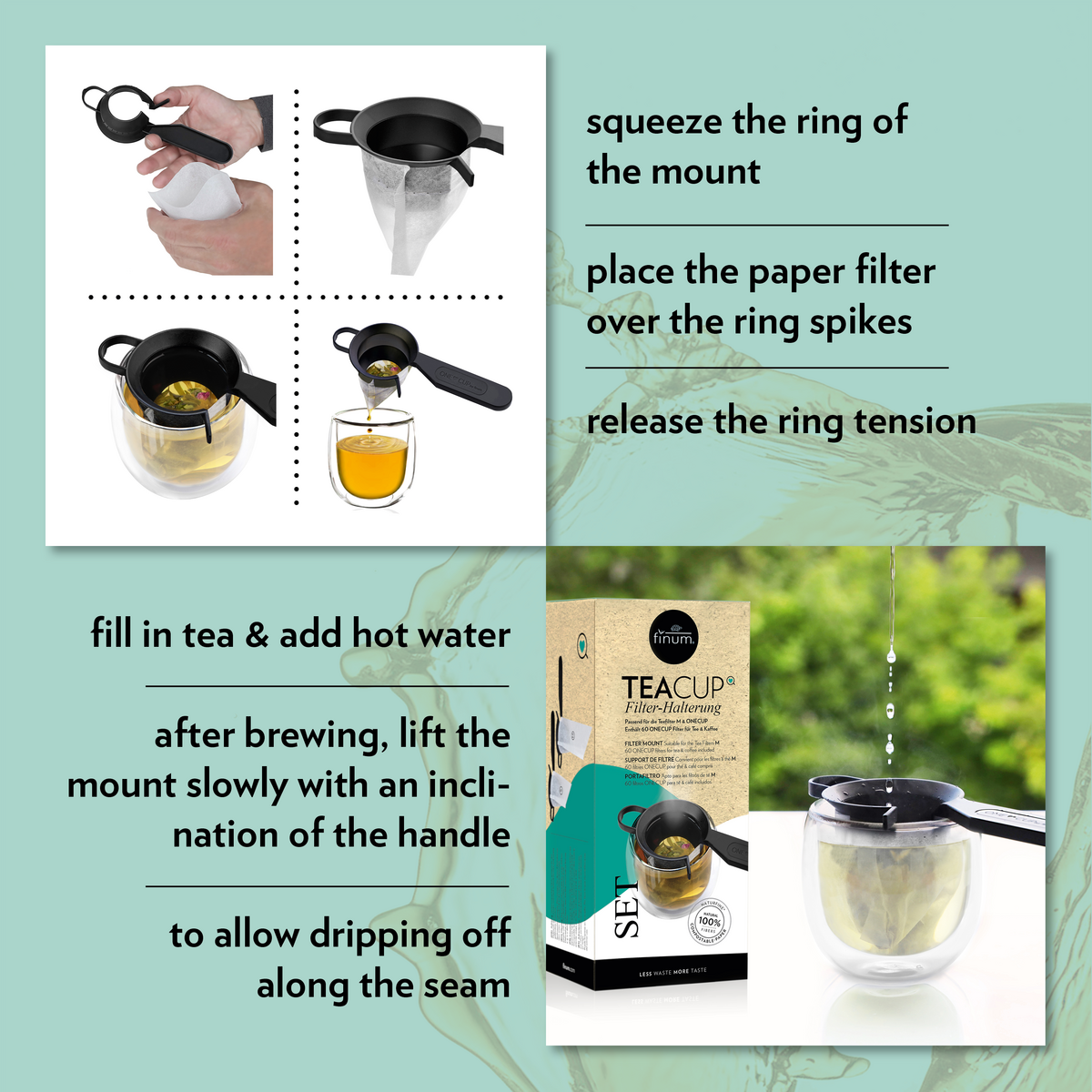 TEACUP SET, Mount + Filters